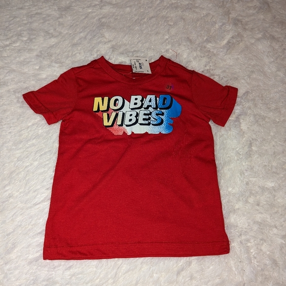 Nwt Bold blue boys no bad vibes t-shirts - Picture 2 of 12